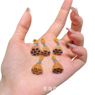 Gỗ Đào Hoa Sen Nhỏ Giọt Handmade - Phụ Kiện Vòng Tay Thời Trang 42GW