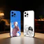 TP-2 Ốp điện thoại truyện tranh H-Hikaru D-Died mùa hè cho iPhone17,16,15,14,13,12 Plus, Max Soft Silicone Black Cover