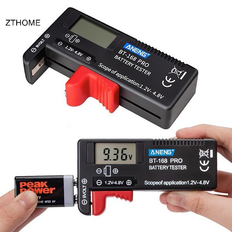 ZTHOME Kỹ Thuật Số Dung Lượng Pin Volt Tester Che Pin Điện Áp Dòng Điện Meter Tester HOT