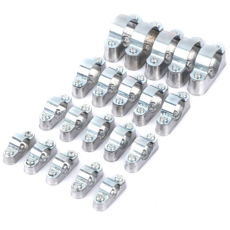 ZTHOME 5 Kẹp Ống Có Vít Từ Sân Tường Cách Xa Tường Thẻ Yên Thẻ Dòng Ống 16mm 20mm 25mm 32mm HOT