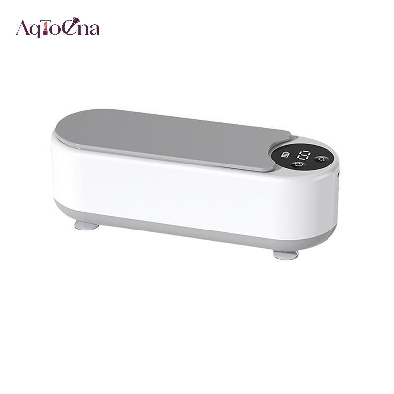 Máy làm sạch siêu âm AqToCna Máy làm sạch trang sức di động để sử dụng tại nhà Máy làm sạch kính đa chức năng AqToCna