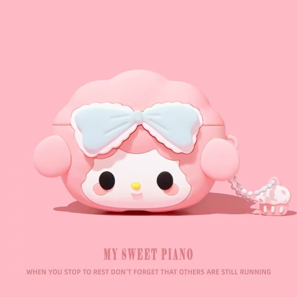 Ốp tai nghe silicon hình chú chó mèo dễ thương cho AirPods Pro 3/Pro 2/Pro/4/3/2/1