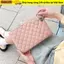 ESSENCEH Lady Clutch, Ví nữ dung tích lớn PU, Túi đựng điện thoại di động thêu hợp thời trang Túi xách nữ