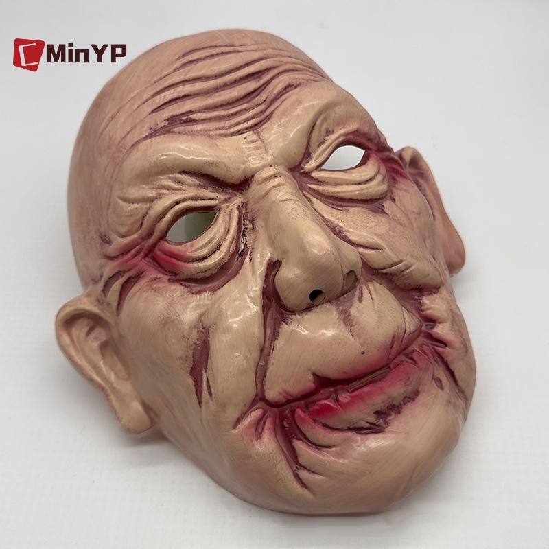 CyinYP Mặt nạ kinh dị Halloween Mắt xuân Chú hề Ma cà rồng Mặt nạ đầu lâu Kịch bản Giết đáng sợ Trang phục Đạo cụ vinh quang
