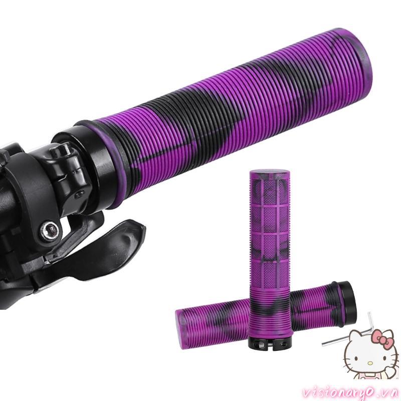 Vision 1 Cặp đáng tin cậy DeathGrip Bike Death Grip Khóa đơn-On Nhẫn Grips để đi xe đạp