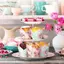 TRTR 50 Chiếc Họa Tiết Hoa Tulip Muffin Cupcake Cốc Giấy Chống Dầu Cupcake Lót Nướng Muffin Cốc Đựng Bánh Dụng Cụ Trang Trí Muffin Bọc Trường Hợp VN