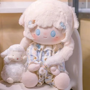 40cm Chúc Ngủ Tốt Bài Hát Ichiban Thuộc Tính Ngồi Tư Thế Cotton Búp Bê Loungewear Bộ Đồ Ngủ Quần Áo Cho Bé Romper Quần Áo Bé Nhỏ Quần Áo