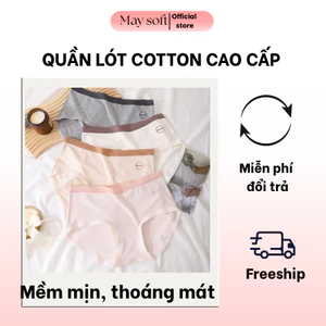 Quần Lót Nữ Cotton Kháng Khuẩn Mềm Mịn Co Giãn 4 Chiều Thoáng Mát Mặc Êm May Soft QL17C