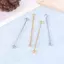 AqToCna Kim Loại Mới Ne Cà Vạt Cổ Thanh Pin Kẹp Dây Buộc Ve Áo Chân Và Trâm Cài Quà Tặng Cho Nam Thổ Cẩm Trang Sức Sang Trọng AqToCna