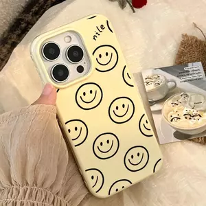 Ốp lưng hình cười cho iPhone 17/16/15, bảo vệ promax iPhone 14/13/12/11