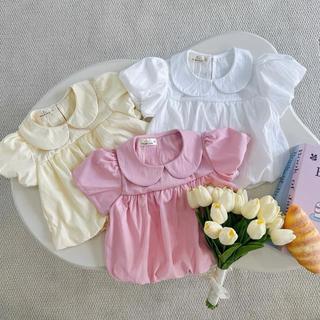 A992-[tomnaukids] Áo sơ mi cổ bèo sen cho bé mặc hè cực xinh - Size 9-36Kg
