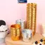 MAKY 50 Chiếc mini Cupcake Giấy Bọc Giấy Vàng Bạc Cupcake Nướng Cốc VN