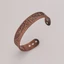 Dây đeo cổ tay năng lượng CODECOVED, Vòng tay đồng cổ năng lượng cổ điển, Phong cách Viking thời trang Hoa văn cây có thể thay đổi phong cách cổ điển Vòng tay du lịch