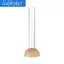 Bình Hoa Mini Trong Suốt Chậu Trồng Trong Suốt Nhỏ Sáng Tạo Đế Tre Giá Đỡ Cây Bình Cho Bàn Làm Việc Phòng Ngủ Phòng Khách