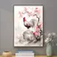 Tranh mực gà trống phong cách Trung Quốc mới, Nghệ thuật treo tường vải chống thấm nước không khung, Trang trí bình minh con gà trống vàng cho lối vào Hành lang lối vào Lối vào Lối vào Tường nền học tập