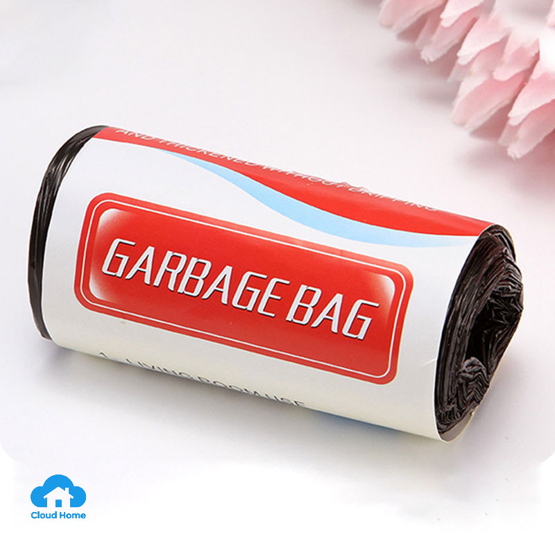 🌤️COD🌤️Bao Rác, Túi đựng rác ĐEN đựng NƯỚC lẫn rác DAI DÀY thân thiện HDPE không hôi TIẾT KIỆM 50cmx60cm
