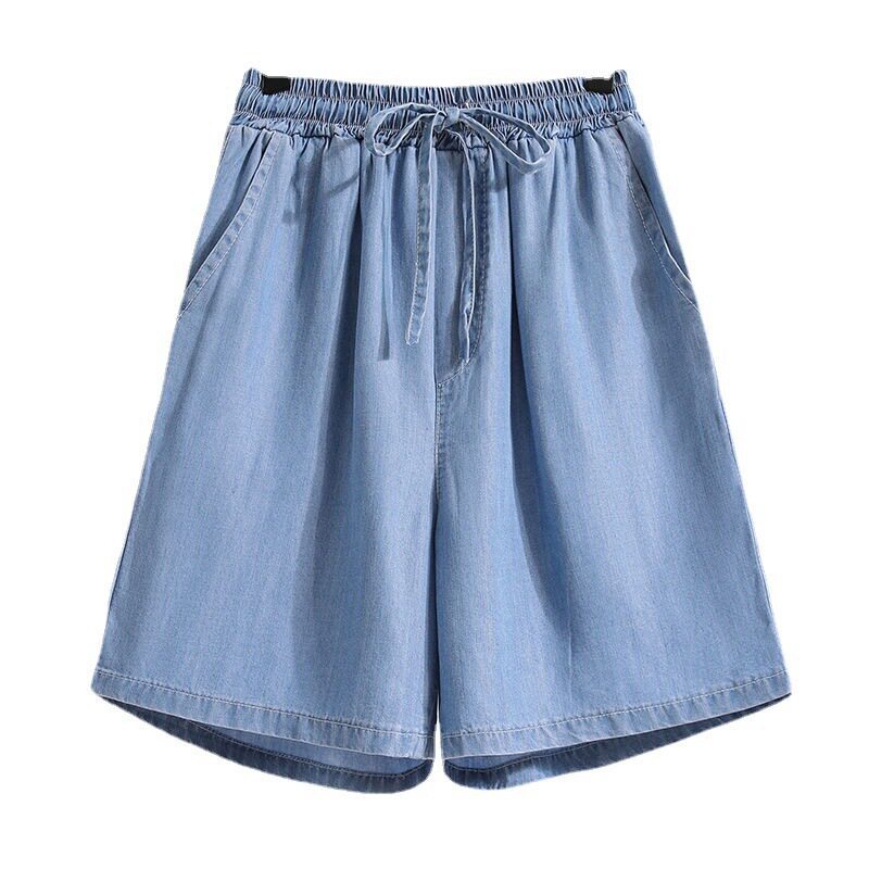 Quần short Denim nữ mùa hè thời trang mới, xu hướng quần năm phần tư giản dị và thoải mái
