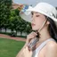 Mũ ngư dân FEDAOG, Chống nắng có nắp quạt, Mũ xô thoáng khí khô nhanh mùa hè