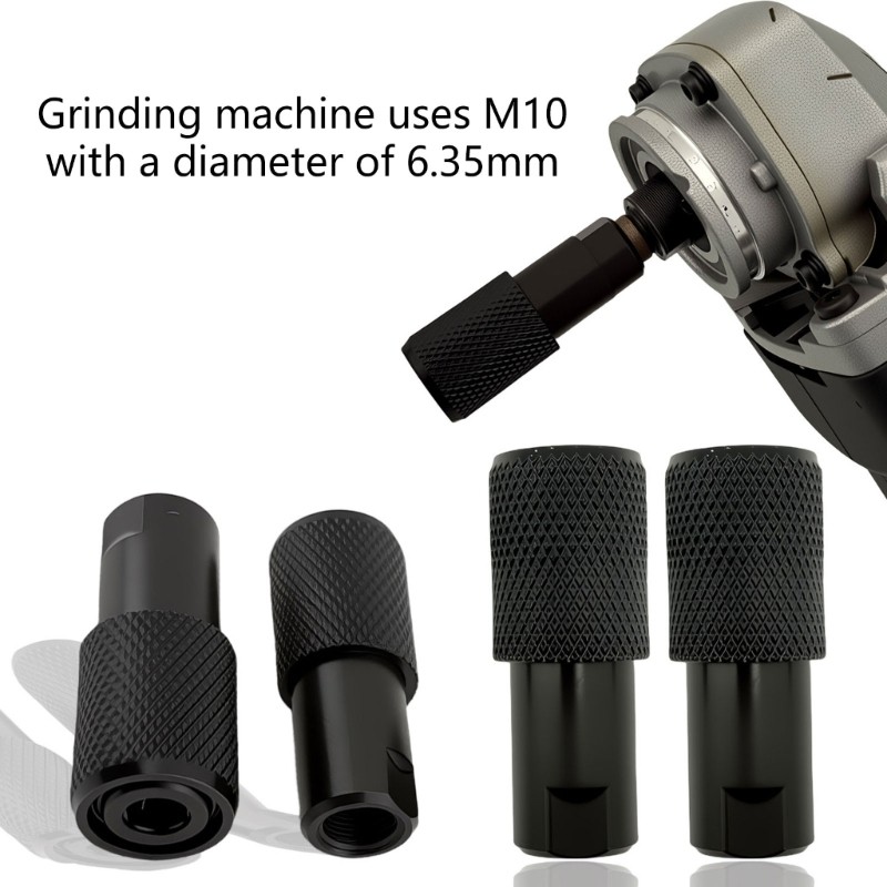 Bộ chuyển đổi máy mài góc trọng lượng nhẹ HL Chuyển đổi sợi M10 sang tiêu chuẩn 6 35Mm Phụ kiện kích thước chuôi lục giác cho máy khoan bước