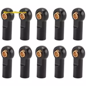 10 Chiếc Kim Loại M3 Liên Kết Buộc Thanh Cuối Bóng Khớp Cho 1 / 10 RC Xe Bánh Xích SCX10 D90 D110 CC01