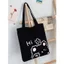 Túi vải Canvas dung tích lớn thông thường dành cho sinh viên