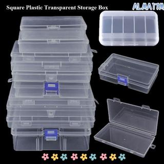 Hộp đựng hạt trang sức ALMA1, Hộp lưu trữ vuông bằng nhựa, Hộp đóng gói trong suốt 5 hộp đựng dụng cụ điện