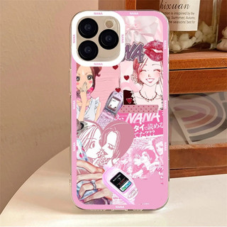 Anime Nhật Bản Nana Oosaki Ốp Điện Thoại IPhone 17 15 16 Pro Max 16E 16 Plus 17 Air Trong Suốt TPU Bảo Vệ Toàn Diện Siêu Mỏng Chống Sốc Sang Trọng Mềm Mại Dễ Thương Vỏ Thời Trang
