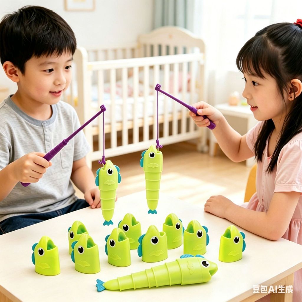 Đồ chơi câu cá cho trẻ em, có 2 kiểu mẫu, tương tác nhiều người, có thể gập lại, chất liệu an toàn, trò chơi trên bàn