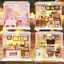 Bộ khối xây dựng nhà thu nhỏ DIY – Nhà bếp & Phòng ngủ, Đồ chơi xếp hình giáo dục, Quà tặng cho bé gái