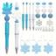 8 Bộ Bút Đính Hạt Nhựa Bút Mùa Đông Số Lượng Lớn Bi DIY Thủ Công Bút Làm Bộ Dành Cho Học Sinh Thanh Thiếu Niên Trường Học