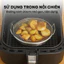 Khay Lưới Inox Chiên Lọc Dầu Có Tay Cầm, Vợt Vớt Đồ Chiên Rán Thoát Dầu Nhanh Dầu Tiện Lợi Tôm A14