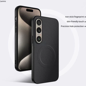 Vỏ Chống Sốc Cho Sony Xperia 1 VI Luxury Matte Case Vỏ Sạc Không Dây Kinh Doanh