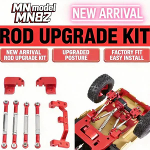 MN model MN82 series RC Cars LC79 tư thế nâng cấp, sửa đổi lò xo lá trục sau, bốn liên kết phía sau, ghế buộc thanh, bộ