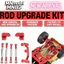MN model MN82 series RC Cars LC79 tư thế nâng cấp, sửa đổi lò xo lá trục sau, bốn liên kết phía sau, ghế buộc thanh, bộ