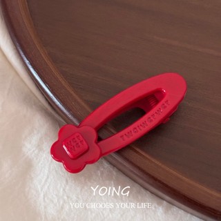 Yoing/Wer Kẹp Tóc Acetate Hình Nơ Hoa Dễ Thương, Kẹp Mỏ Vịt, Phụ Kiện Tóc Nữ