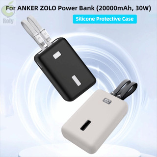 Bảo vệ bộ sạc di động ROLY, Túi đựng silicon a1681, Vỏ bảo vệ toàn diện mềm chống sốc cao cấp cho Anker Zolo 20000mAh 30W Du lịch