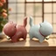 CATMALLER88 Tượng Mèo, Đồ Trang Trí Để Bàn Mèo Con Mini Sống Động, Gốm Sứ Sáng Tạo Màu Trơn Dễ Thương Trà Mèo May Mắn Thú Cưng
