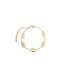 Vòng Tay Thép Titan Ánh Sáng Sang Trọng Niche Feel Vàng 18K Đơn Giản Thép Không Gỉ Niche Chống Phai Màu Tay Trang Sức Nữ JJJO