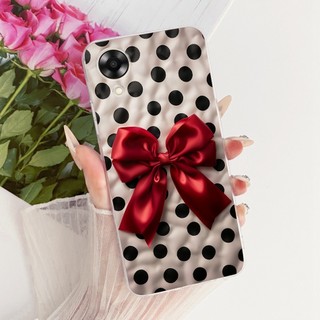 Dành Cho OPPO A17k A17 CPH2471 CPH2477 Ốp Điện Thoại Có Họa Tiết Bướm Hoa Thanh Lịch Mới Vỏ TPU Silicon Mềm