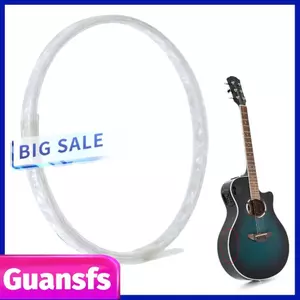 Guansfs Bnineteenteam 5 Chiếc Đàn Guitar Liên Kết Purfling 6 Mm Chiều Rộng Celluloid Ngọc Trai Trắng Cho Đàn Guitar Cổ Điển Hiệu Suất Phụ Kiện