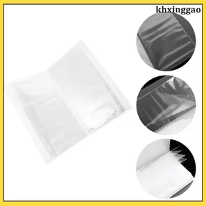 Bưu thiếp Tay áo trong suốt Album dành cho người sưu tập Lưu trữ vé 23X12.7CM PP trắng khxinggao