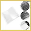 Bưu thiếp Tay áo trong suốt Album dành cho người sưu tập Lưu trữ vé 23X12.7CM PP trắng khxinggao