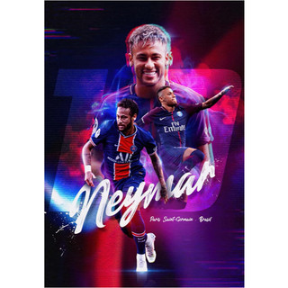 Top 50 mẫu Poster Cầu Thủ Bóng Đá - Messi, Ronaldo, Neymar, Mbappé,Yamal tranh decal dán tường có keo sẵn siêu bền
