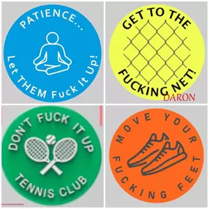 Vợt Tennis DARON Giảm Chấn, Vợt Chống Rung Nhiều Màu Sắc Chống Rung Giảm Chấn, Giảm Chấn Đa Năng Có Thể Tái Sử Dụng Sáng Tạo Tennis Giảm Chấn Vợt Thể Thao