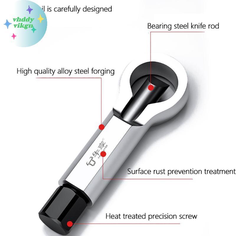 VHDD 1 Bộ chia đai ốc bằng thép hợp kim hạng nặng 9 đến 27mm Bộ dụng cụ loại bỏ đai ốc rỉ sét để khai thác thủ công VN