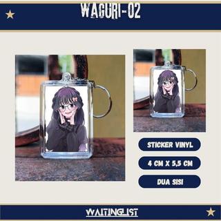 Keychain Gantungan Kunci The Fragrant Flower Blooms with Dignity - Waguri - Rintaro - Subaru - Saku - Waguri-01