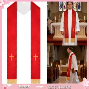 Áo Dài Polyester Có Thể Đảo Ngược Cho Mục Sư - Phù Hợp Với Các Lễ Phục Tôn Giáo