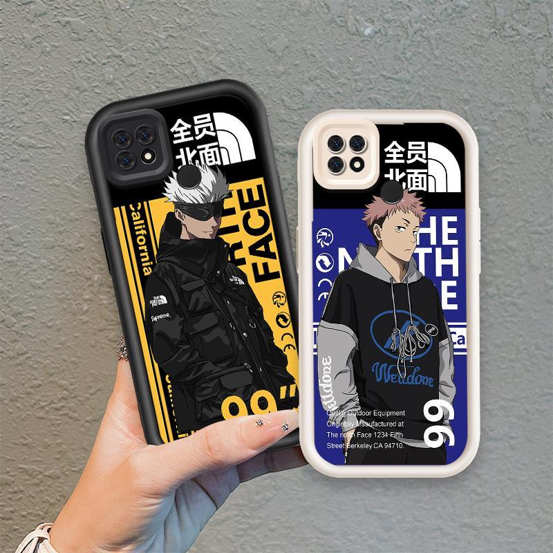 Ốp Lưng Cho OPPO A15 A15S A35 Hoạt Hình Silicon Phụ Kiện Vỏ Điện Thoại Mềm TPU Jujutsu Kaisen Anime Mắt Thiên Thần Chống Sốc Ốp Lưng