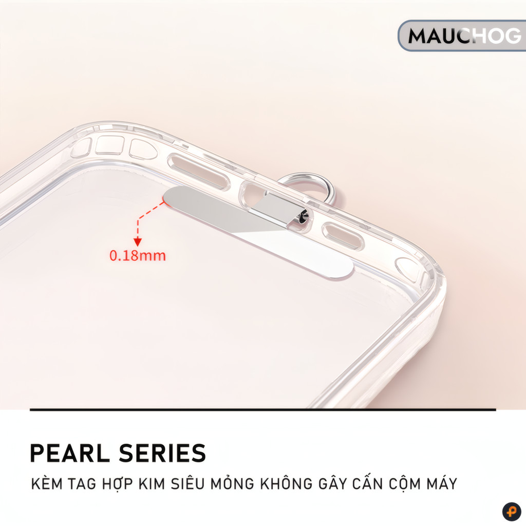 Dây Đeo Tay Điện Thoại Xâu Hạt Ngọc Chai Hình Thú Dễ Thương Độ Dài 28cm Kèm Tag Cho iPhone Samsung