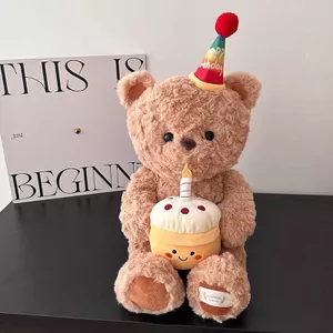 Yan Haoxiang Cùng Phong Cách Gấu Sinh Nhật Sang Trọng Đồ Chơi Gối Ngủ Bánh Gấu Bông Búp Bê Quà Tặng Sinh Nhật Cho Bé Gái 4.22